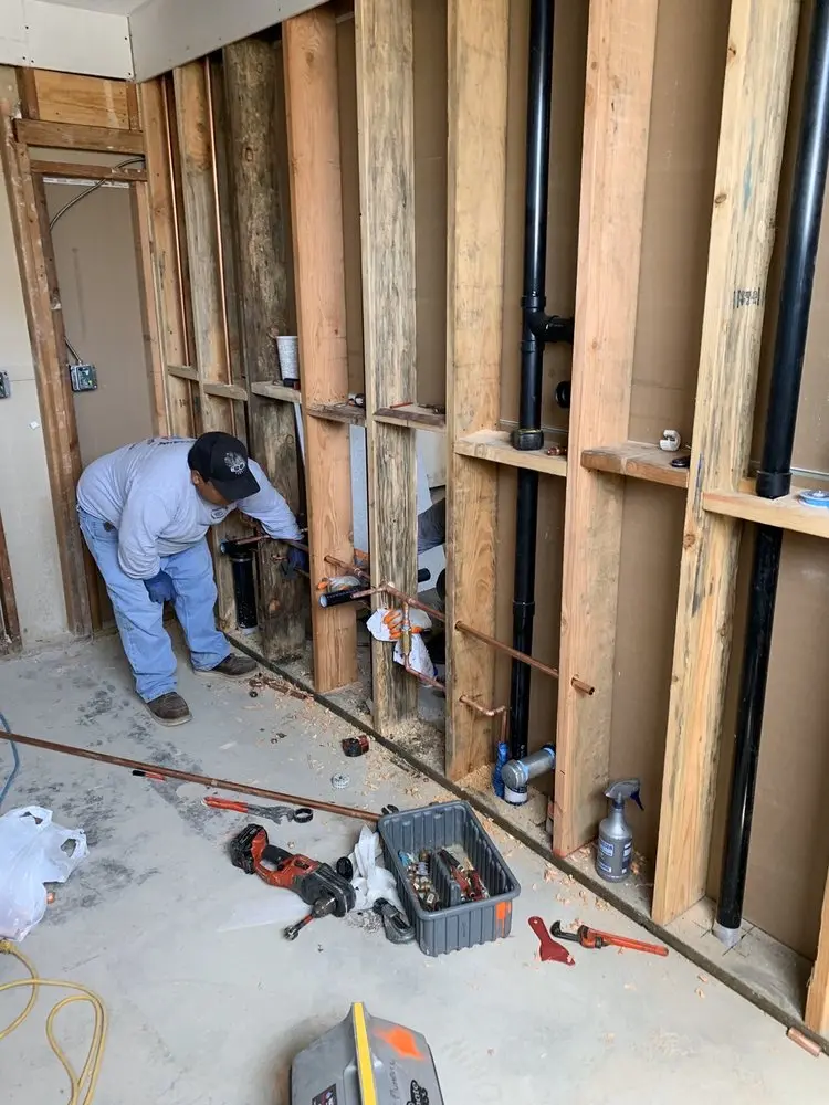 Commercial rough-in plumbing for Gas Line Repair in Westbrook